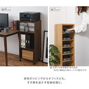 オーダーすき間ラック ロータイプ〔キャスター付き〕幅30～34cm 隙間収納 30cm 31cm 32cm 33cm 34cm 日本製 隙間ワゴン キャスター付き スリム すきま 収納ラック 薄型 隙間 本棚 木製 おしゃれ シンプル 北欧 ぼん家具