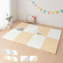 プレイマット〔140×200cm〕 プレイマット 140×200cm 折りたたみ シームレス キッズマット 掃除しやすい フロアマット おしゃれ 厚さ3.2cm 騒音防止 抗菌 防臭 ホルムアルデヒド ぼん家具