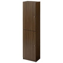 木製ラック 扉付き ハイタイプ本棚〔幅30cm/44cm/60cm/90cm〕