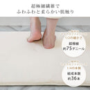 ラビットファー調キッチンマット