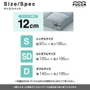 ふとんみたいな マットレス FUCCA 厚み12㎝