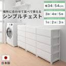 中が見えない 壁無し シンプルチェスト日本製