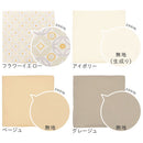 ベビーマット２点セット お昼寝布団セット ベビー布団 ベビーマット カバー セット 120×120cm 厚み8cm クッション ベビークッション 固綿入り 赤ちゃん 寝返り マット ぼん家具