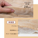 レギュラー敷きパッド〔SD〕 敷きパッド セミダブル 120×200 ベッドパッド 敷き毛布 冬 フランネル マイクロファイバー 暖かい 起毛 洗える 薄手 抗菌 防臭 低ホル ゴム付き ぼん家具