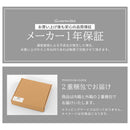 大理石調×スチール 振り子時計