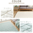 極厚マット2点セット〔185×240cm〕 ラグ 極厚マット カバー 2点セット ラグマット 高反発ウレタンマット マイクロファイバー あったか 185×240cm 冬用 洗える ぼん家具