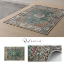 玄関マット〔60×85cm〕 玄関マット 室内  60×85cm 屋内 洗える おしゃれ 幾何学 オリエンタル柄  プリント 玄関ラグ カーペット 長方形 北欧 風水 ぼん家具