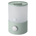 抗菌アロマ加湿器＜3.3L＞ 卓上加湿器 抗菌加工 コンパクト LEDライト 付き 噴霧量調節可能 アロマ 対応 加湿器 上部給水 超音波式加湿器 卓上 リビング toffy ラドンナ ぼん家具