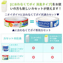 ニオイポイ×におわなくてポイ共通カセット×12 アップリカ ニオイポイ×におわなくてポイ共通カセット（12個パック） ニオイポイ カートリッジ においぽい カセット おむつ 臭わない袋 おむつ処理 ベビー用品 アップリカ