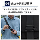 laborioショルダーバッグ ボディバッグ ショルダーバッグ 肩掛け 斜めがけ 手提げ 2way 大容量 収納 ブラック 黒 無地 多機能 通気 ポケット 男前 メンズ レディース シンプル Laborio