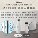 laborio水筒 ロケットサーモボトル 水筒 480ml 500ml弱 ステンレスボトル 保冷 保温 マグボトル マイボトル スリム 保冷水筒 真空断熱 無地 シンプル 直飲み 細口 Laborio
