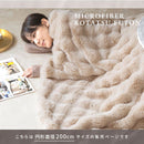 マイクロファイバーこたつ布団〔円形直径200cm〕