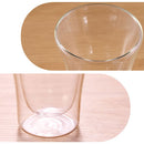 ダブルウォールグラス〔2個セット〕 コップ グラス ダブルウォールグラス 2個 セット ガラスコップ カップ 245mL 耐熱グラス コーヒーカップ ティーカップ タンブラー 食洗機対応 来客用 ぼん家具