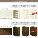 マルチキャビネット〔Aタイプ〕 カラーボックス キューブボックス 収納棚 本棚 おしゃれ ラック 扉付き フラップ 木製 4段 a4 可動棚 約 幅60 奥行35 ディスプレイ キッチン リビング ぼん家具