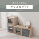 木製キューブボックス〔幅35cm〕