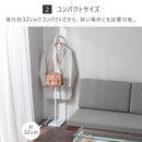 ポールハンガー コートハンガー ポールハンガー ハンガーラック スリム コート掛け 玄関 ハンガーポール コートスタンド 洋服掛け スタンド 立て掛け 2WAY フック付き ぼん家具