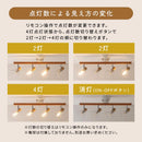 シーリングスポットライト 4灯