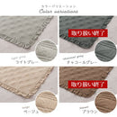 コットンケット〔120×180cm〕 ラグ ラグマット カーペット キルトラグ キルトケット コットンケット 汚れ防止 綿100％ 中綿入り キルト生地 無地 約 120×180 床暖房対応 FRUTO