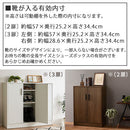 シューズボックス 2扉 薄型タイプ 幅60×奥行30cm
