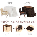 1人用こたつ　3点セット