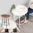 [60×54.5cm] 半円型カフェテーブル ダイニングテーブル 2人用 半円 丸テーブル カフェテーブル おしゃれ 食卓テーブル 壁付け カウンターテーブル 円形 丸型 スリム 北欧 大理石 柄 ぼん家具