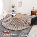 折れ脚こたつ〔円形直径70cm〕 こたつ 円形 コタツ おしゃれ 円形こたつ 直径70cm こたつテーブル リビングこたつ 家具調こたつ ヒーター 折れ脚 折りたたみ 大理石調 モルタル調 ぼん家具