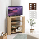 [ 幅80cm ] コンパクトテレビ台 テレビ台 テレビボード ローボード 幅80 コーナーテレビ台 おしゃれ 32型 24型 リビングボード ラック 収納 木製 壁寄せ ハイタイプ 角置き ぼん家具