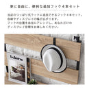 つっぱり式ラック専用フック4本セット 当店 つっぱり式ラック 専用 フック 4本セット 黒 銀色 オプション パーツ s字フック 金具 頑丈 カバン 鍵 ハンガー 収納 帽子 タオル掛け おしゃれ ぼん家具