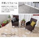 ジョイントタイル〔12枚セット〕 ジョイントマット おしゃれ 屋外 ジョイントタイル 庭 木目 タイル ベランダ diy  ジョイントパネル 石 陶器 ガーデニング 床材 バルコニー 工事不要  石畳 ぼん家具
