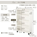 キャスター付き収納ラック 本棚 キャスター付き 3段 可動棚 ラック 収納棚 スリム 漫画 木目調 隙間収納 ぼん家具