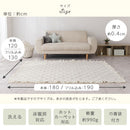 コットンケット〔120×180cm〕 ラグ ラグマット カーペット キルトラグ キルトケット コットンケット 汚れ防止 綿100％ 中綿入り キルト生地 無地 約 120×180 床暖房対応 FRUTO