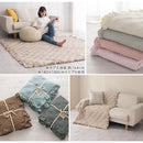 コットンケット〔120×180cm〕 ラグ ラグマット カーペット キルトラグ キルトケット コットンケット 汚れ防止 綿100％ 中綿入り キルト生地 無地 約 120×180 床暖房対応 FRUTO