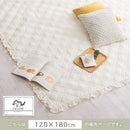 コットンケット〔120×180cm〕 ラグ ラグマット カーペット キルトラグ キルトケット コットンケット 汚れ防止 綿100％ 中綿入り キルト生地 無地 約 120×180 床暖房対応 FRUTO