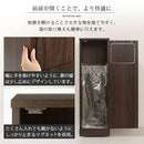 木製ダストボックス 45L ゴミ箱 45リットル 45L ダストボックス ごみ箱 スリム おしゃれ フタ付き キャスター 木製 大容量 キッチン 台所 リビング 幅25 縦型 スイング 密閉 ぼん家具