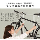 室内用サイクルスタンド〔2台用〕 自転車スタンド サイクルスタンド 2台用 自転車ラック 室内 サイクルラック 縦置き おしゃれ 収納 転倒防止 ディスプレイスタンド 室内保管 ぼん家具